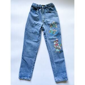 Vintage Jerry Leigh Disney Snow White and the Seven Dwarfs Girls Denim 12